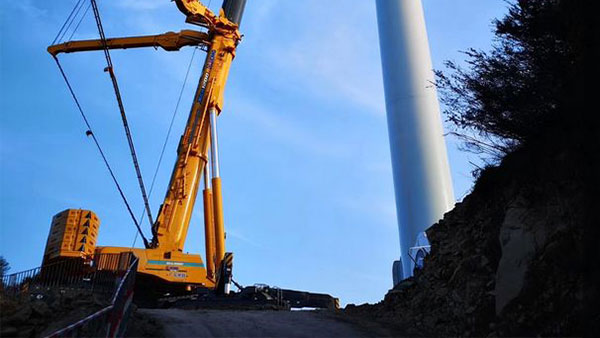 来了！首台XCA1200_I落户广东，中国风电吊装千吨级阵营再添劲旅