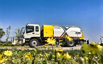 平博高压洗濯车在江苏徐州作业